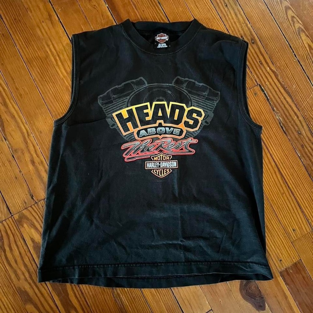 1990s Graphic Harley Davidson Shirt size L